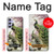 S2773 Peacock Chinese Brush Painting Hülle Schutzhülle Taschen für Samsung Galaxy A54 5G