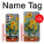 S2937 Claude Monet Bouquet of Sunflowers Hülle Schutzhülle Taschen für Samsung Galaxy A54 5G