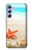 S3212 Sea Shells Starfish Beach Hülle Schutzhülle Taschen für Samsung Galaxy A54 5G