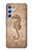 S3214 Seahorse Skeleton Fossil Hülle Schutzhülle Taschen für Samsung Galaxy A54 5G