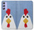 S3254 Chicken Cartoon Hülle Schutzhülle Taschen für Samsung Galaxy A54 5G