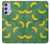 S3286 Banana Fruit Pattern Hülle Schutzhülle Taschen für Samsung Galaxy A54 5G