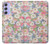 S3688 Floral Flower Art Pattern Hülle Schutzhülle Taschen für Samsung Galaxy A54 5G