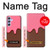 S3754 Strawberry Ice Cream Cone Hülle Schutzhülle Taschen für Samsung Galaxy A54 5G S3754 Strawberry Ice Cream Cone Hülle Schutzhülle Taschen für Samsung Galaxy A54 5G