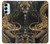 S0426 Gold Dragon Hülle Schutzhülle Taschen für Samsung Galaxy M14