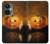 S1083 Pumpkin Spider Candles Halloween Hülle Schutzhülle Taschen für OnePlus Nord CE 3 Lite, Nord N30 5G