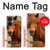 S1595 Beautiful Brown Horse Hülle Schutzhülle Taschen für OnePlus Nord CE 3 Lite, Nord N30 5G