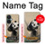 S2210 Panda Fluffy Art Painting Hülle Schutzhülle Taschen für OnePlus Nord CE 3 Lite, Nord N30 5G