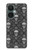 S2371 Skull Vintage Monochrome Pattern Hülle Schutzhülle Taschen für OnePlus Nord CE 3 Lite, Nord N30 5G