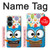 S2521 Cute Nerd Owl Cartoon Hülle Schutzhülle Taschen für OnePlus Nord CE 3 Lite, Nord N30 5G