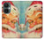 S2840 Christmas Vintage Santa Hülle Schutzhülle Taschen für OnePlus Nord CE 3 Lite, Nord N30 5G