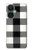 S2842 Black and White Buffalo Check Pattern Hülle Schutzhülle Taschen für OnePlus Nord CE 3 Lite, Nord N30 5G