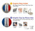 S2859 Vintage France Flag Eiffel Tower Hülle Schutzhülle Taschen für OnePlus Nord CE 3 Lite, Nord N30 5G