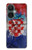 S3313 Croatia Flag Vintage Football Graphic Hülle Schutzhülle Taschen für OnePlus Nord CE 3 Lite, Nord N30 5G