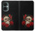 S3753 Dark Gothic Goth Skull Roses Hülle Schutzhülle Taschen für OnePlus Nord CE 3 Lite, Nord N30 5G