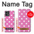 S2358 Pink Polka Dots Hülle Schutzhülle Taschen für Motorola Moto G Stylus 5G (2023)