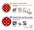 S2951 Red Polka Dots Hülle Schutzhülle Taschen für Motorola Moto G Stylus 5G (2023)