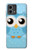 S3029 Cute Blue Owl Hülle Schutzhülle Taschen für Motorola Moto G Stylus 5G (2023)