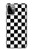 S1611 Black and White Check Chess Board Hülle Schutzhülle Taschen für Motorola Moto G Power (2023) 5G