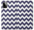 S2345 Navy Blue Shavron Zig Zag Pattern Hülle Schutzhülle Taschen für Motorola Moto G Power (2023) 5G
