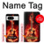 S0415 Fire Guitar Burn Hülle Schutzhülle Taschen für Google Pixel 8