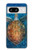 S1249 Blue Sea Turtle Hülle Schutzhülle Taschen für Google Pixel 8