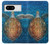 S1249 Blue Sea Turtle Hülle Schutzhülle Taschen für Google Pixel 8