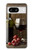 S1316 Grapes Bottle and Glass of Red Wine Hülle Schutzhülle Taschen für Google Pixel 8