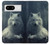S1516 White Wolf Hülle Schutzhülle Taschen für Google Pixel 8