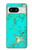 S2377 Turquoise Gemstone Texture Graphic Printed Hülle Schutzhülle Taschen für Google Pixel 8