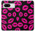 S2933 Pink Lips Kisses on Black Hülle Schutzhülle Taschen für Google Pixel 8