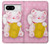 S3025 Pink Maneki Neko Lucky Cat Hülle Schutzhülle Taschen für Google Pixel 8