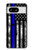 S3244 Thin Blue Line USA Hülle Schutzhülle Taschen für Google Pixel 8
