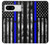 S3244 Thin Blue Line USA Hülle Schutzhülle Taschen für Google Pixel 8