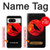 S3328 Crow Red Moon Hülle Schutzhülle Taschen für Google Pixel 8