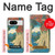 S3348 Utagawa Hiroshige The Monkey Bridge Hülle Schutzhülle Taschen für Google Pixel 8