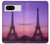 S3447 Eiffel Paris Sunset Hülle Schutzhülle Taschen für Google Pixel 8