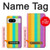 S3678 Colorful Rainbow Vertical Hülle Schutzhülle Taschen für Google Pixel 8