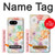 S3705 Pastel Floral Flower Hülle Schutzhülle Taschen für Google Pixel 8