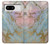 S3717 Rose Gold Blue Pastel Marble Graphic Printed Hülle Schutzhülle Taschen für Google Pixel 8