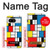 S3814 Piet Mondrian Line Art Composition Hülle Schutzhülle Taschen für Google Pixel 8