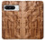 S1307 Fish Wood Carving Graphic Printed Hülle Schutzhülle Taschen für Google Pixel 8 pro