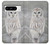S1566 Snowy Owl White Owl Hülle Schutzhülle Taschen für Google Pixel 8 pro