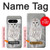 S1566 Snowy Owl White Owl Hülle Schutzhülle Taschen für Google Pixel 8 pro