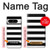 S1596 Black and White Striped Hülle Schutzhülle Taschen für Google Pixel 8 pro
