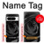S1598 Black Rose Hülle Schutzhülle Taschen für Google Pixel 8 pro