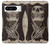 S1676 Skull Rose Hülle Schutzhülle Taschen für Google Pixel 8 pro