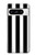 S2297 Black and White Vertical Stripes Hülle Schutzhülle Taschen für Google Pixel 8 pro