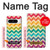 S2362 Rainbow Colorful Shavron Zig Zag Pattern Hülle Schutzhülle Taschen für Google Pixel 8 pro