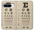 S2502 Eye Exam Chart Decorative Decoupage Poster Hülle Schutzhülle Taschen für Google Pixel 8 pro